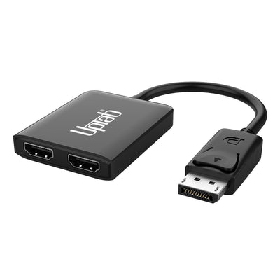 UPTab DisplayPort to Dual HDMI 4K MST Adapter – Connect dual 4K
